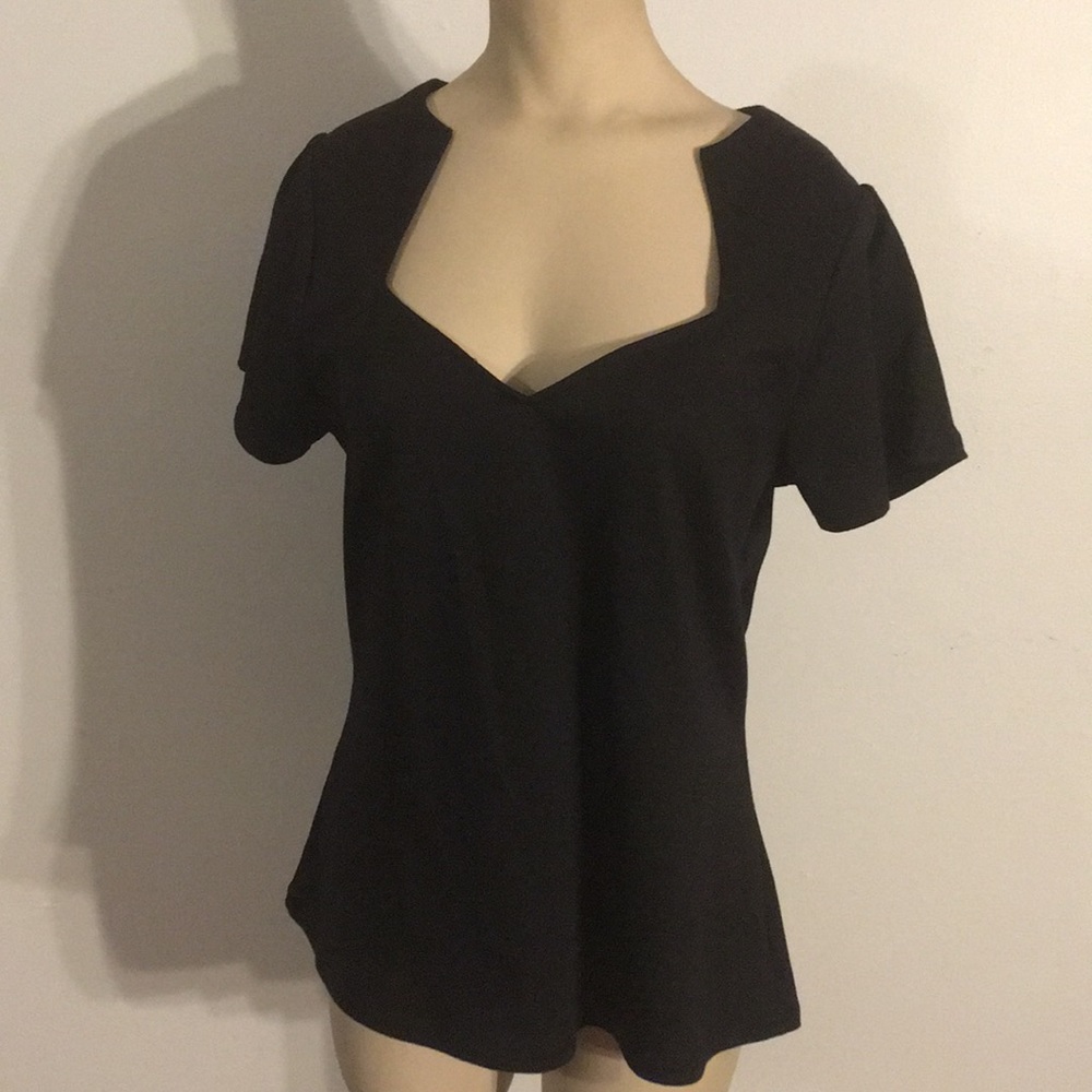 Black pinup blouse